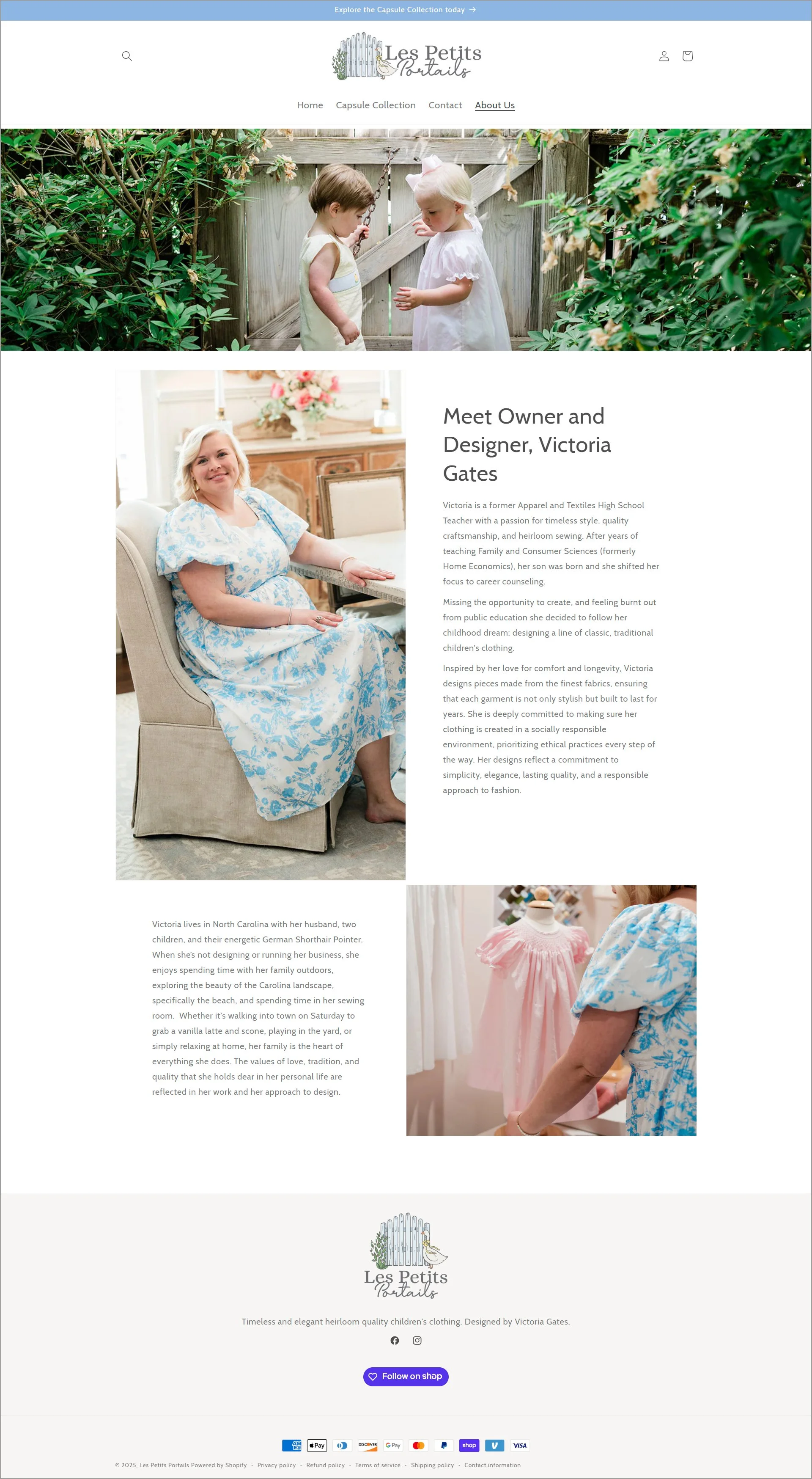 les petits portails about us page