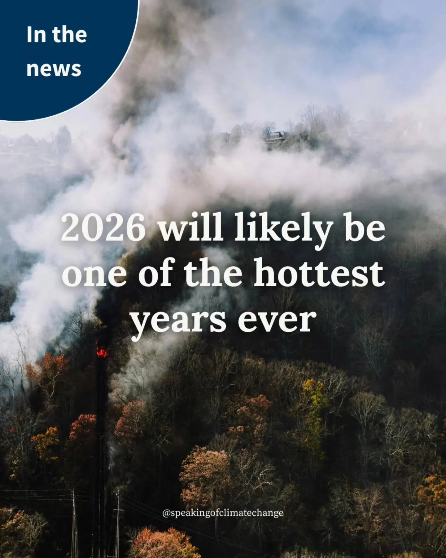 Environment and Climate Change Canada says 2026 will likely be one of the hottest years ever recorded. There is a greater than 99% chance it will be hotter than every year before 2023.

Natural climate cycles play a role, but human-caused warming is 