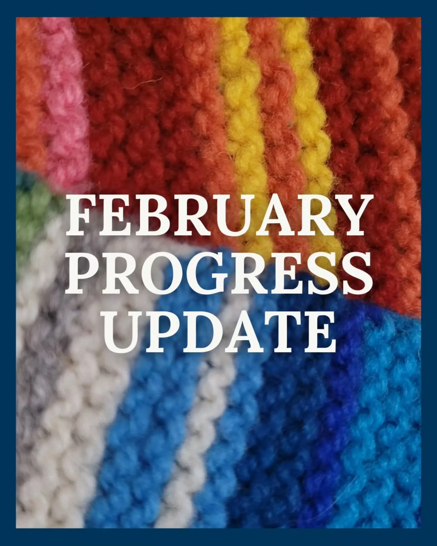 March, am I ever glad to see you!

Don't get me wrong, February was great. But it was a slow month, knitting wise.

That doesn't mean I didn't make progress. I just didn't achieve as much as I'd hoped. Here's what I accomplished last month:

🧶 I kep