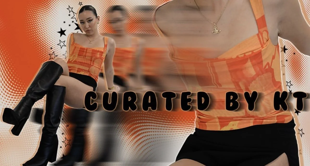 Curated By KT | Collage Design for Web
