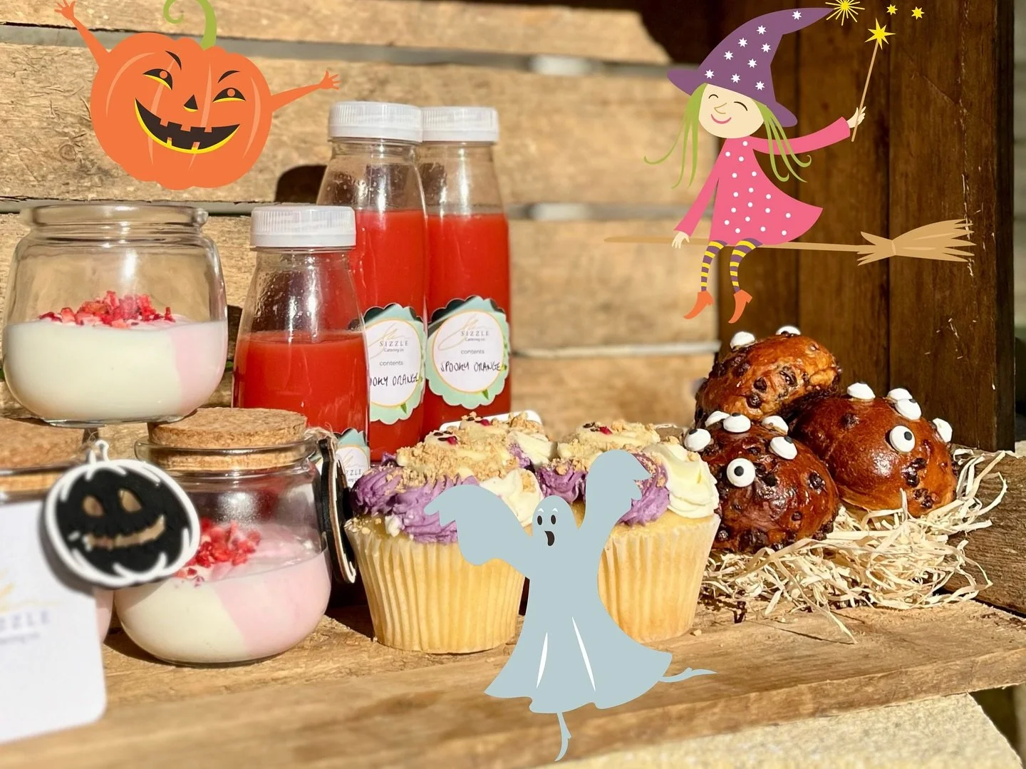 It&rsquo;s spooky season! For little passengers wanting something in the morning, as well as the usual, we have some eyeball chocolate rolls, spooky orange juice, ghost cupcakes and witches cauldron yoghurt pots!
#spooky #season #aviation #catering #