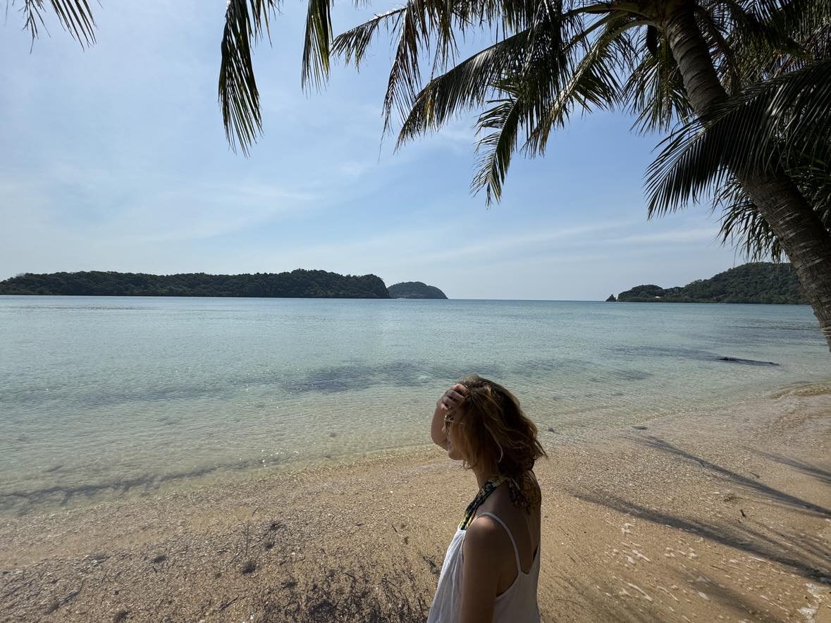 In awe of the beauty and remoteness at Hidden Beach Resort