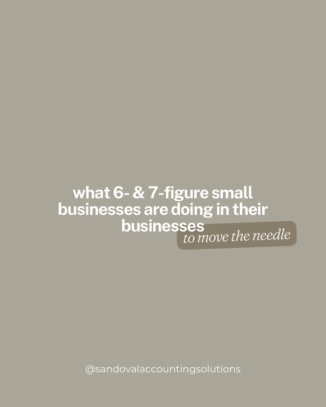 Here&rsquo;s a not-so-secret secret of successful business owners 👀👇
They don&rsquo;t guess &mdash; they use data to make decisions.

They know their profit margins, their highest expense categories, and exactly where their revenue is coming from. 
