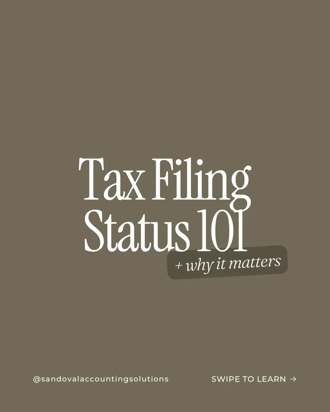 It takes two seconds to check a filing status box&hellip;
but choosing the wrong one can cost you way more than two seconds to fix. 😬

Your filing status has a MAJOR impact on how your tax return is calculated &mdash; from tax rates to credits to de