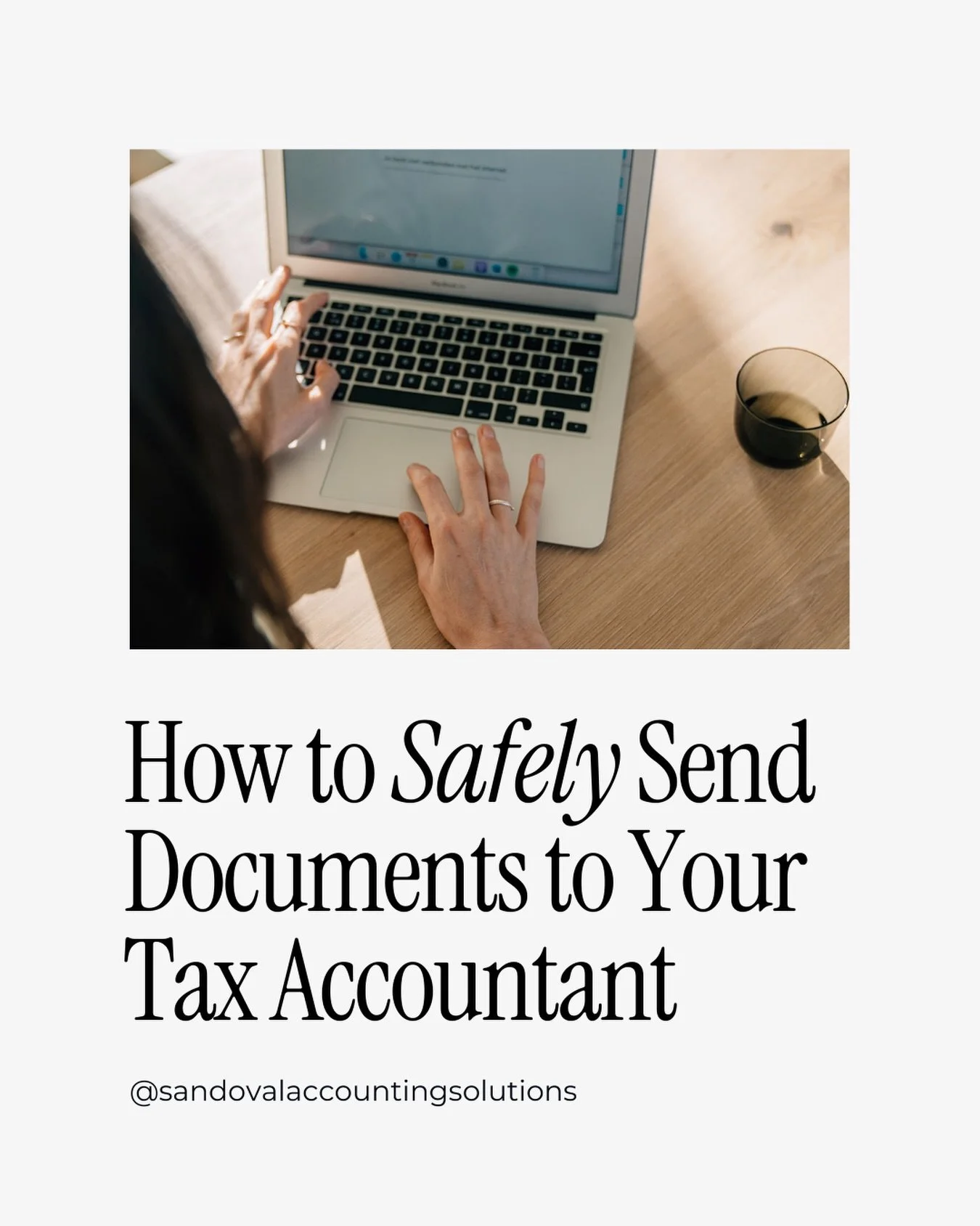 🚨 Tax season = prime time for identity theft.
That&rsquo;s why how you send documents to your tax accountant matters more than you think. 🗃️⚠️

Here are two non-negotiable ways to protect your sensitive financial info:

&rarr; Always use a secure c