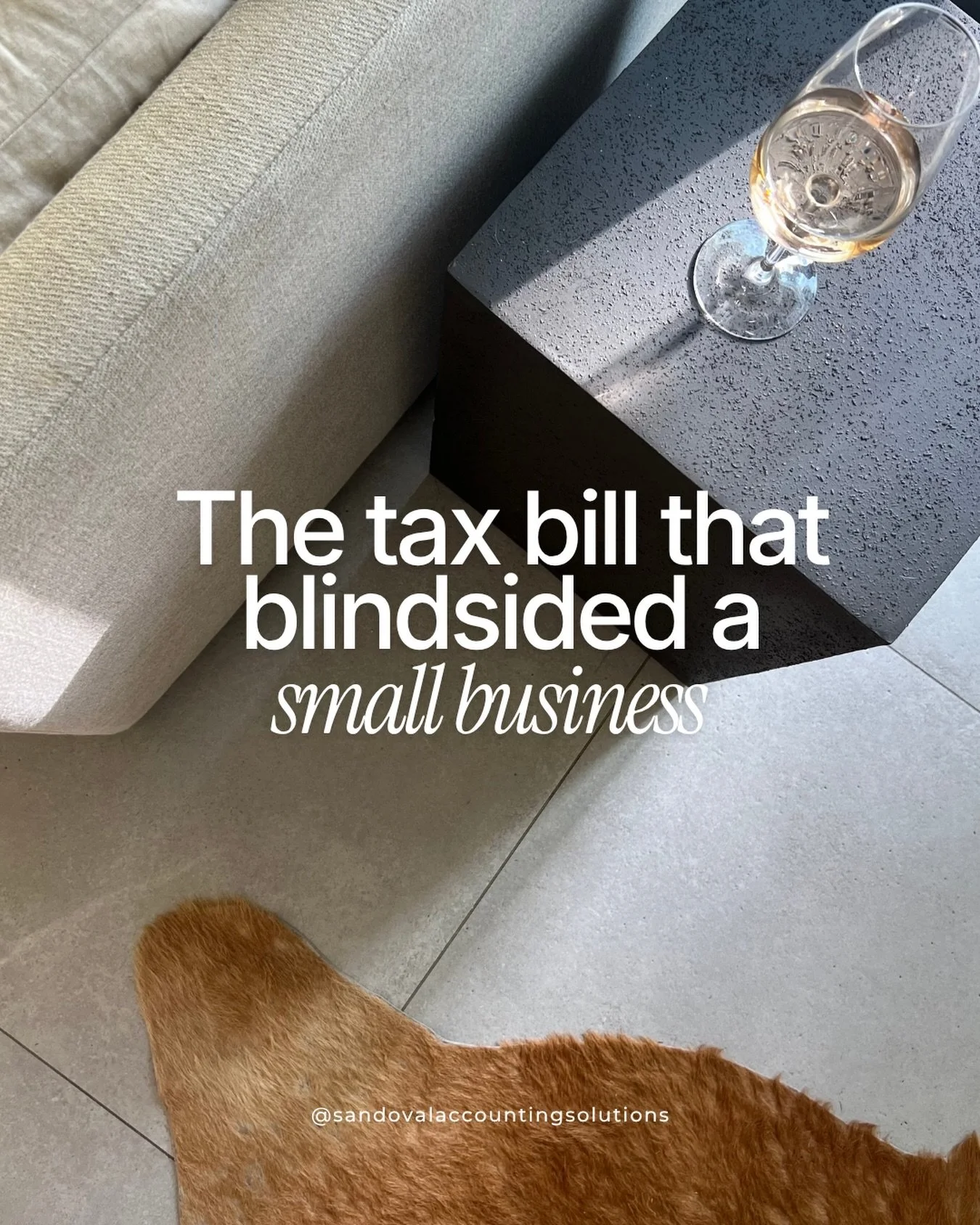 Her best year EVER&hellip; turned into her worst tax season. 🙃
She was a small business making more money than ever 📈
Months were bigger, business was booming&hellip; everything looked perfect.
Until April hit. 🫣
No estimated tax payments.
Not fed