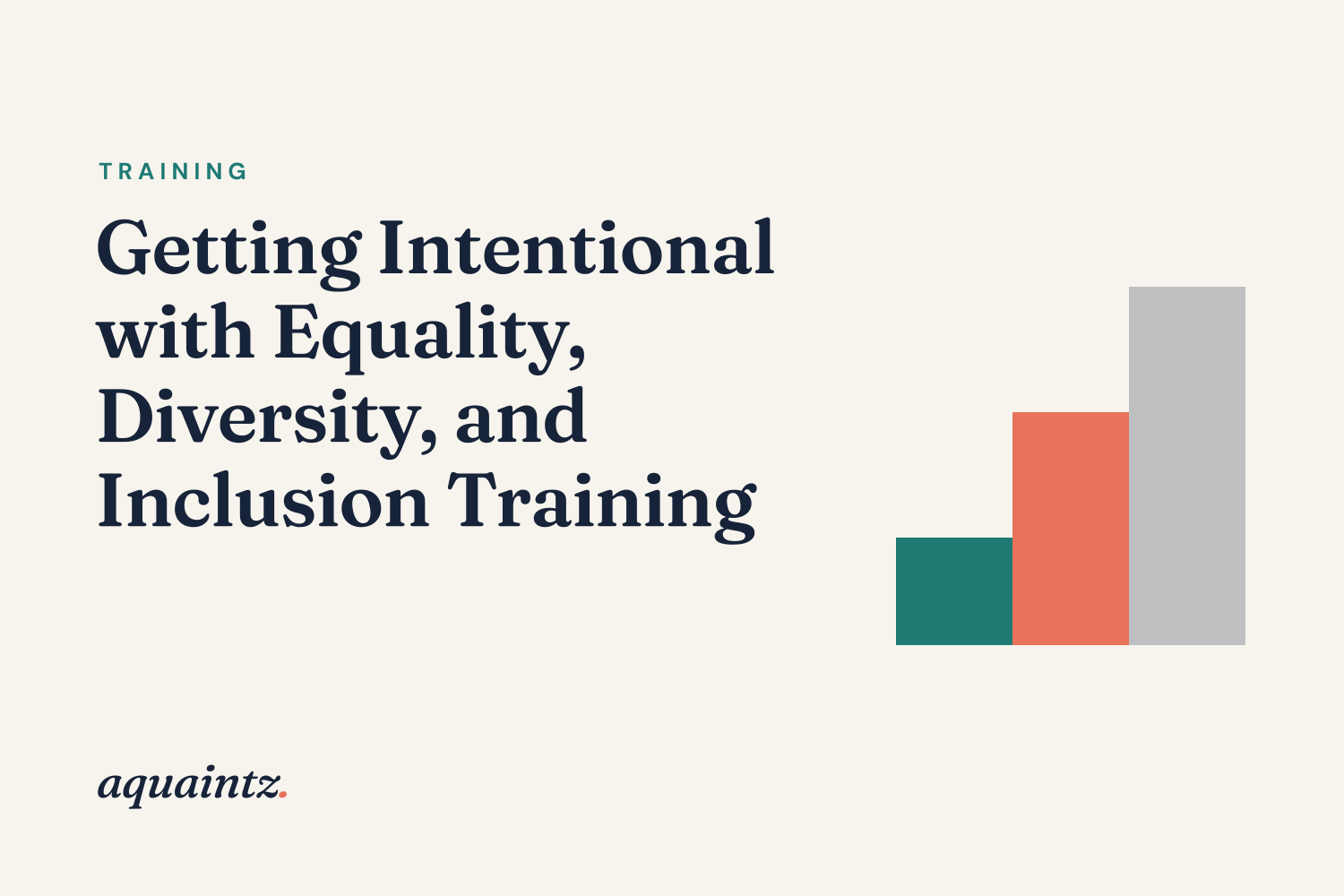 Getting intentional with Equality, Diversity, and Inclusion Training