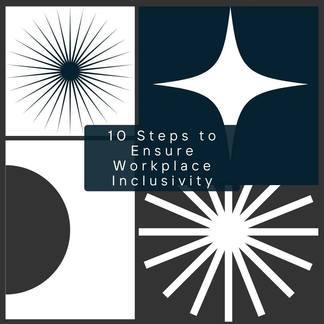 Free guide — 10 Steps to Ensure Workplace Inclusivity, downloadable EDI resource from Aquaintz Consulting