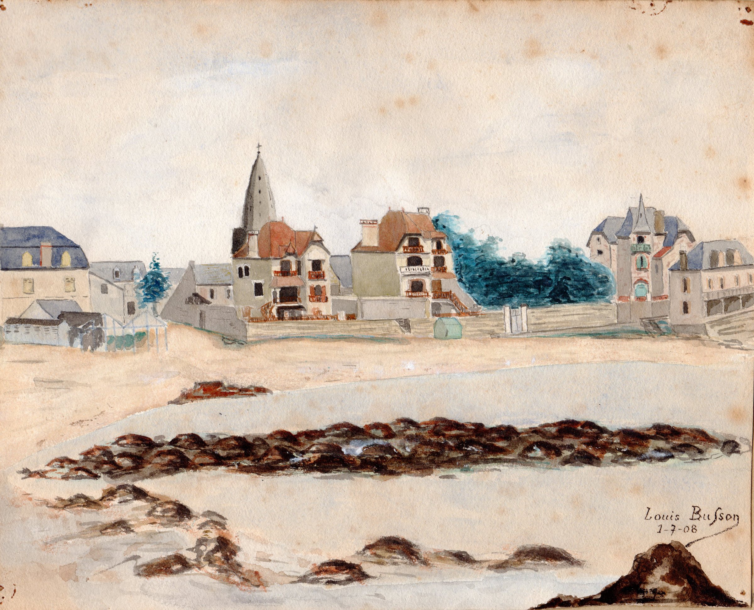 Larmor-Plage - Métamorphose d'une ville en peinture