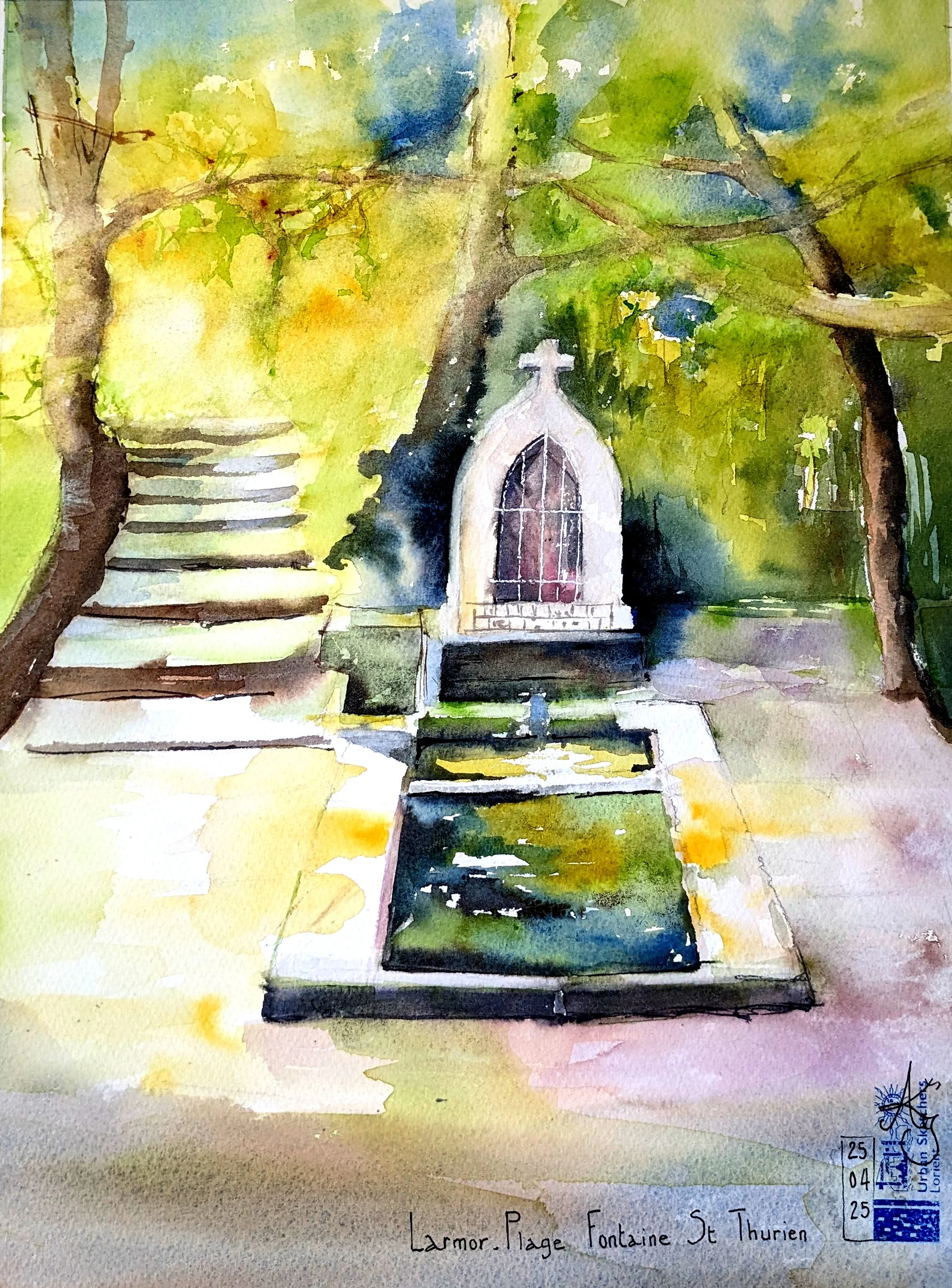 Les Urban Sketchers croquent Larmor-Plage