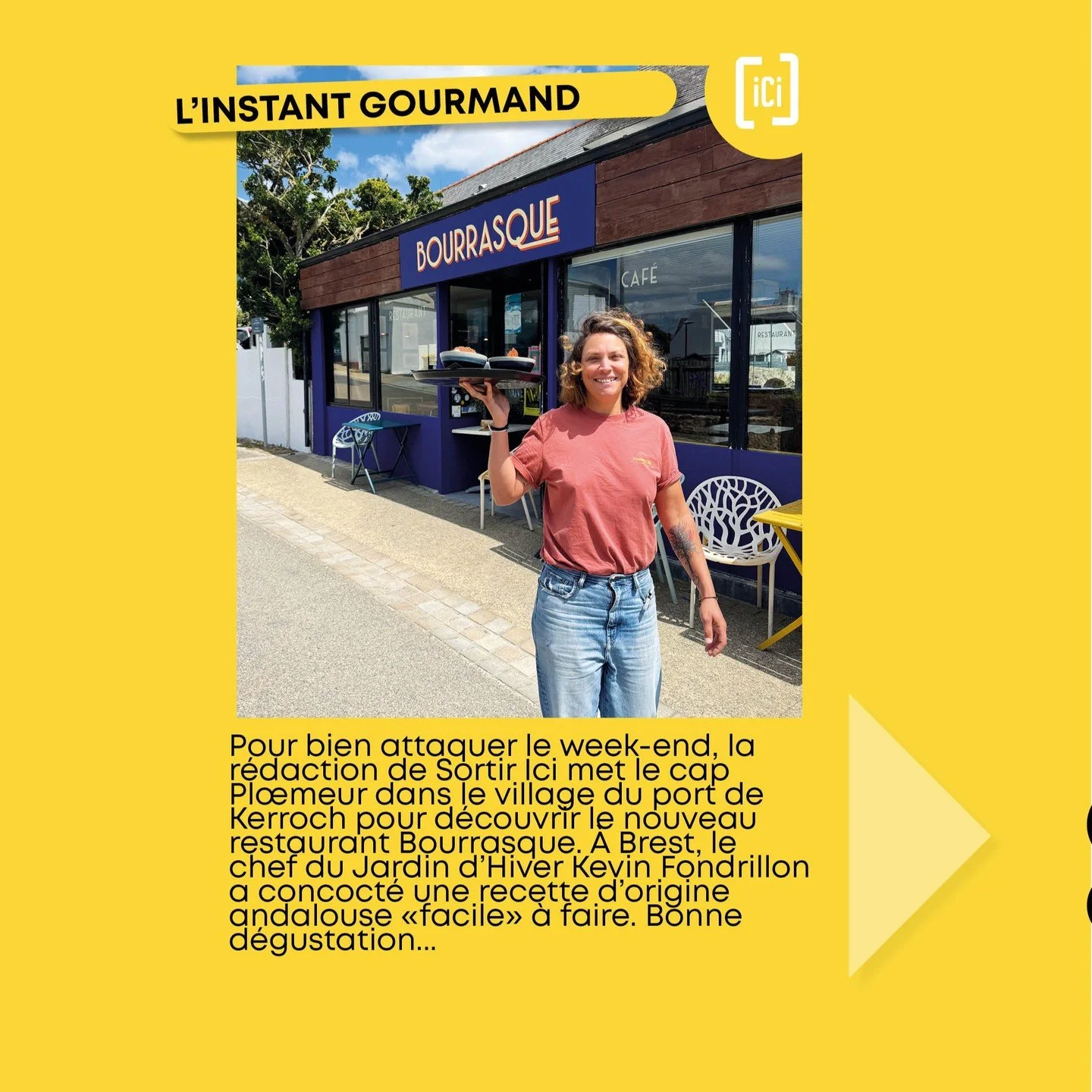 L'INSTANT GOURMAND DU WEEK END : article accessible gratuitement en liens en bio dans nos magazines de ce mois reportage &agrave; @bourrasque_kerroch &agrave; Plomeur (page 46 &eacute;dition Morbihan) et recette du chef du @jardin_hiver_brest (page 4
