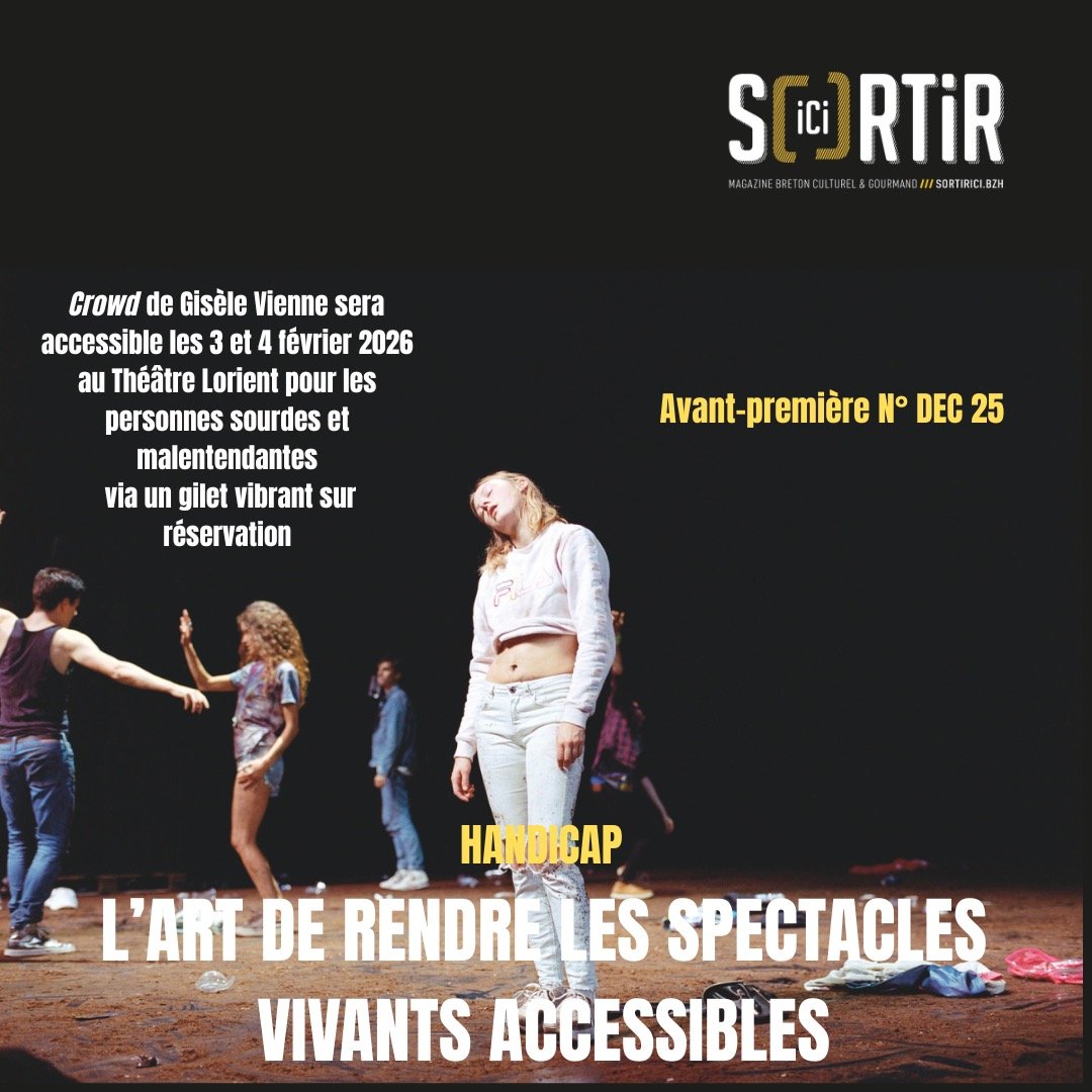 Les stuctures culturelles se veulent plus inclusives en adaptant leur programmation avec des dispositifs &agrave; destination de personnes atteintes de handicap. Exemple &agrave; @villelorient @lorientagglo avec @theatredelorient @hydrophone.56 et @c