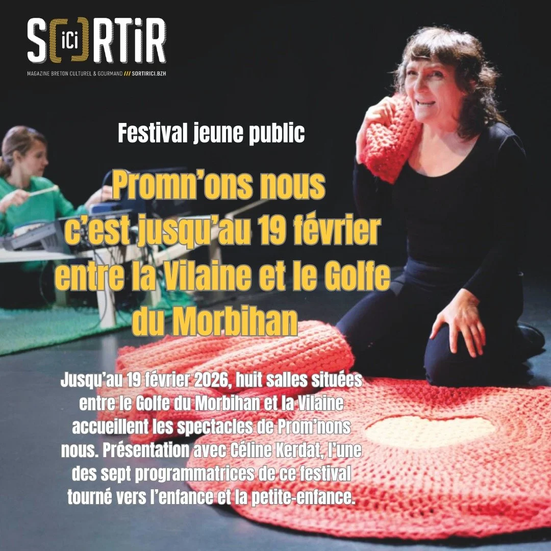 ❣️Depuis pr&egrave;s de 20 ans, @festival.promnonsnous56 propose des spectacles pour le jeune public entre Nivillac et Arradon.
Le plus grand festival pour les petits du Morbihan se d&eacute;roule jusqu&rsquo;au 19 f&eacute;vrier 2026 &agrave; @lefor