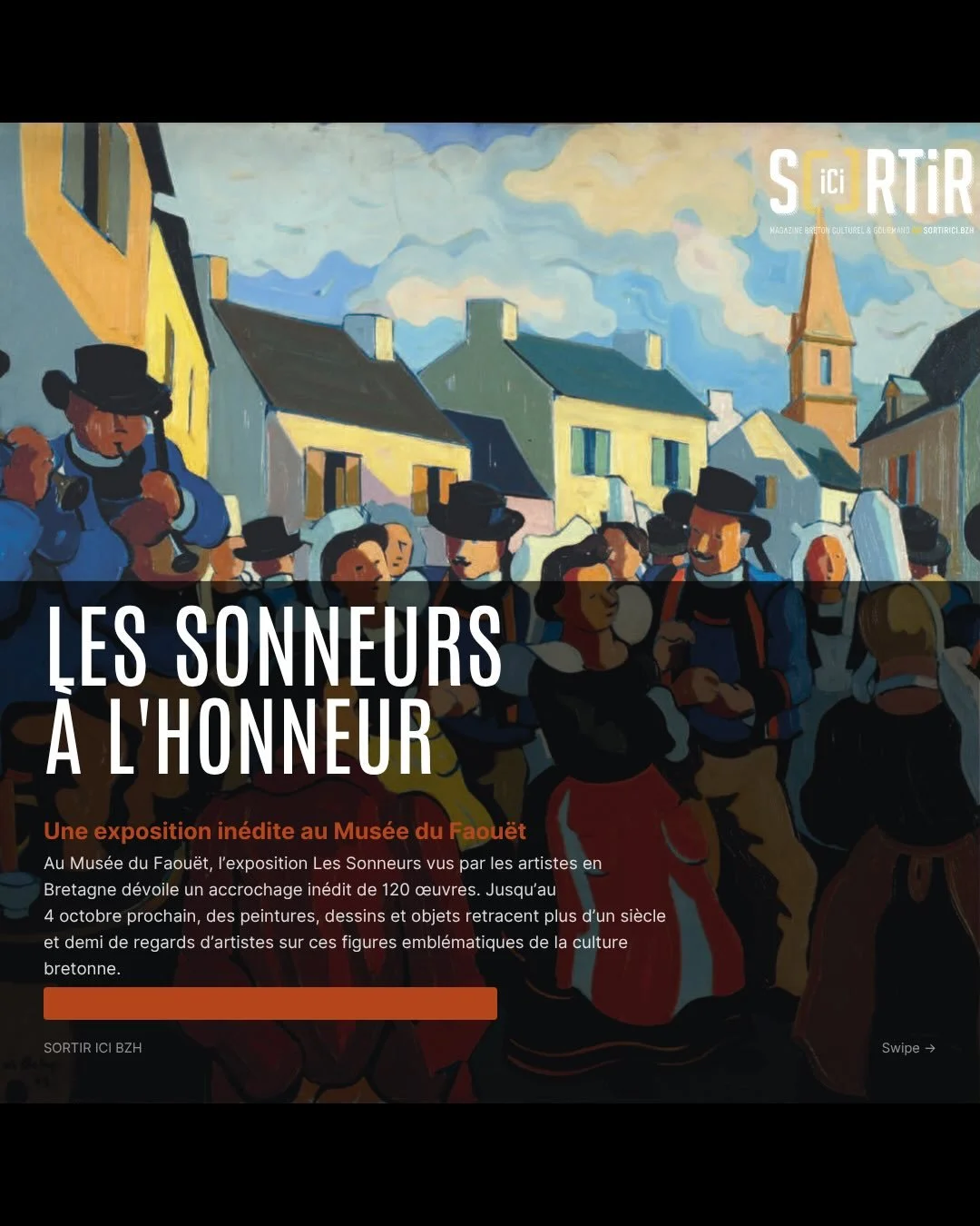 Les Sonneurs vus par les artistes en Bretagne
Au Mus&eacute;e du Faou&euml;t jusqu&rsquo;au 4 octobre 2026, 120 &oelig;uvres retracent plus d&rsquo;un si&egrave;cle et demi de regards d&rsquo;artistes sur ces figures embl&eacute;matiques de la Bretag