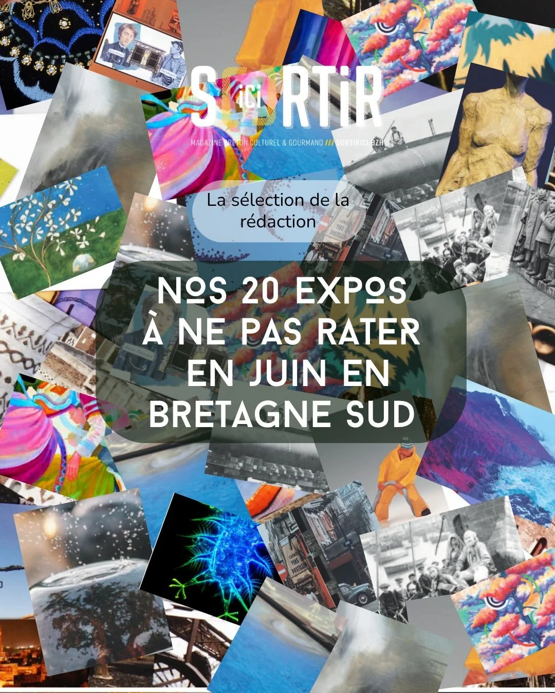 🗺️ NOS 20 COUPS DE C&OElig;UR EXPOS - Juin 2026
Du Finist&egrave;re sud au Morbihan, la r&eacute;daction a s&eacute;lectionn&eacute; les 20 expos  &agrave; ne surtout pas rater en Juin. Sculpture, photo, peinture, immersion, patrimoine maritime, art
