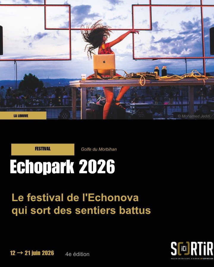 🎶 &Eacute;chopark 2026 : le festival qui sort des sentiers battus 🌊

Du 12 au 21 juin, le festival de l&rsquo;Echonova revient pour une 4e &eacute;dition &agrave; travers le Golfe du Morbihan. Au programme : 8 &eacute;tapes dans 5 communes, des con