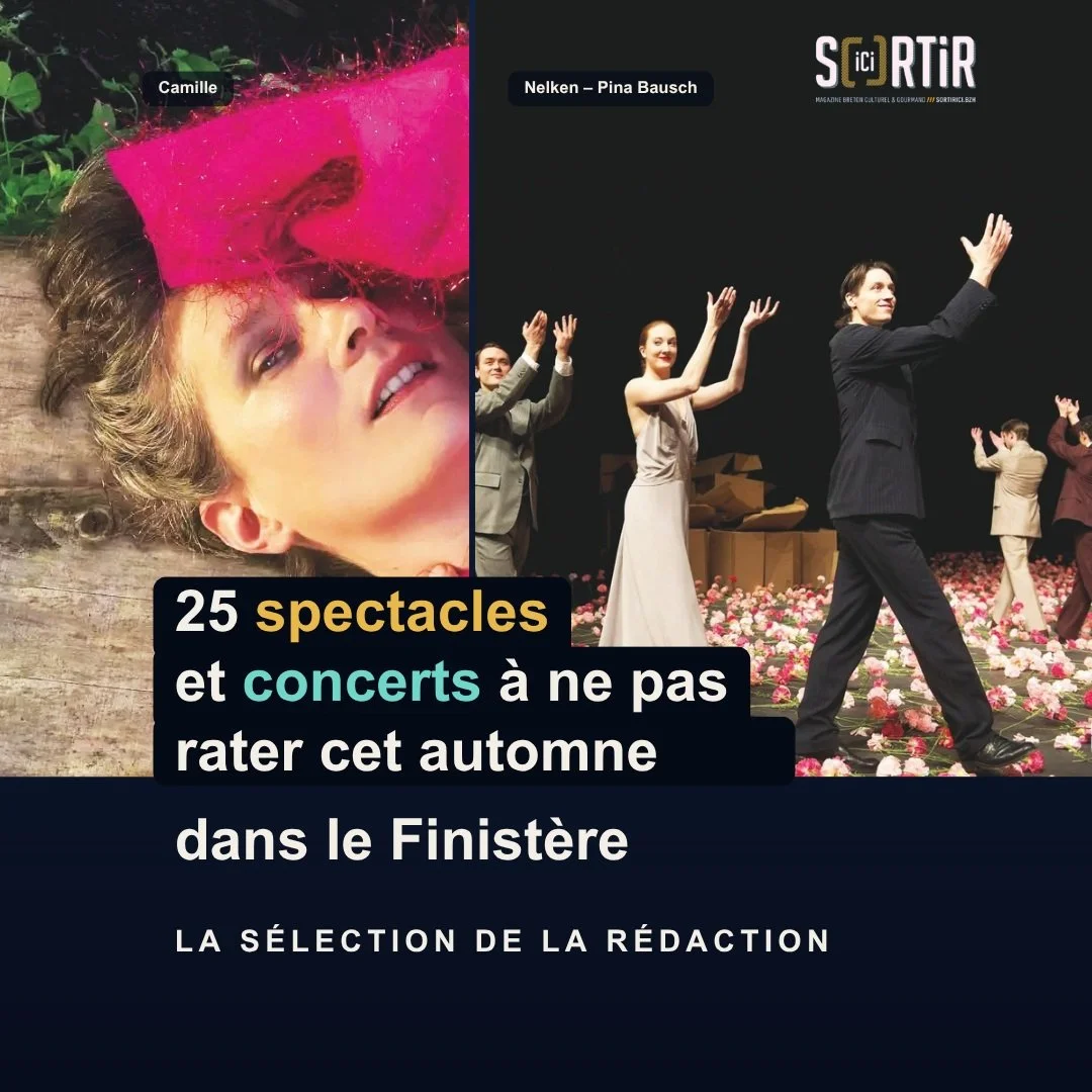 🎭 25 spectacles et concerts &agrave; ne pas rater cet automne dans le Finist&egrave;re
La saison est lanc&eacute;e 🍂
Th&eacute;&acirc;tre, danse, chanson, &eacute;lectro, musique bretonne, magie, humour&hellip; les rendez-vous s&rsquo;encha&icirc;n