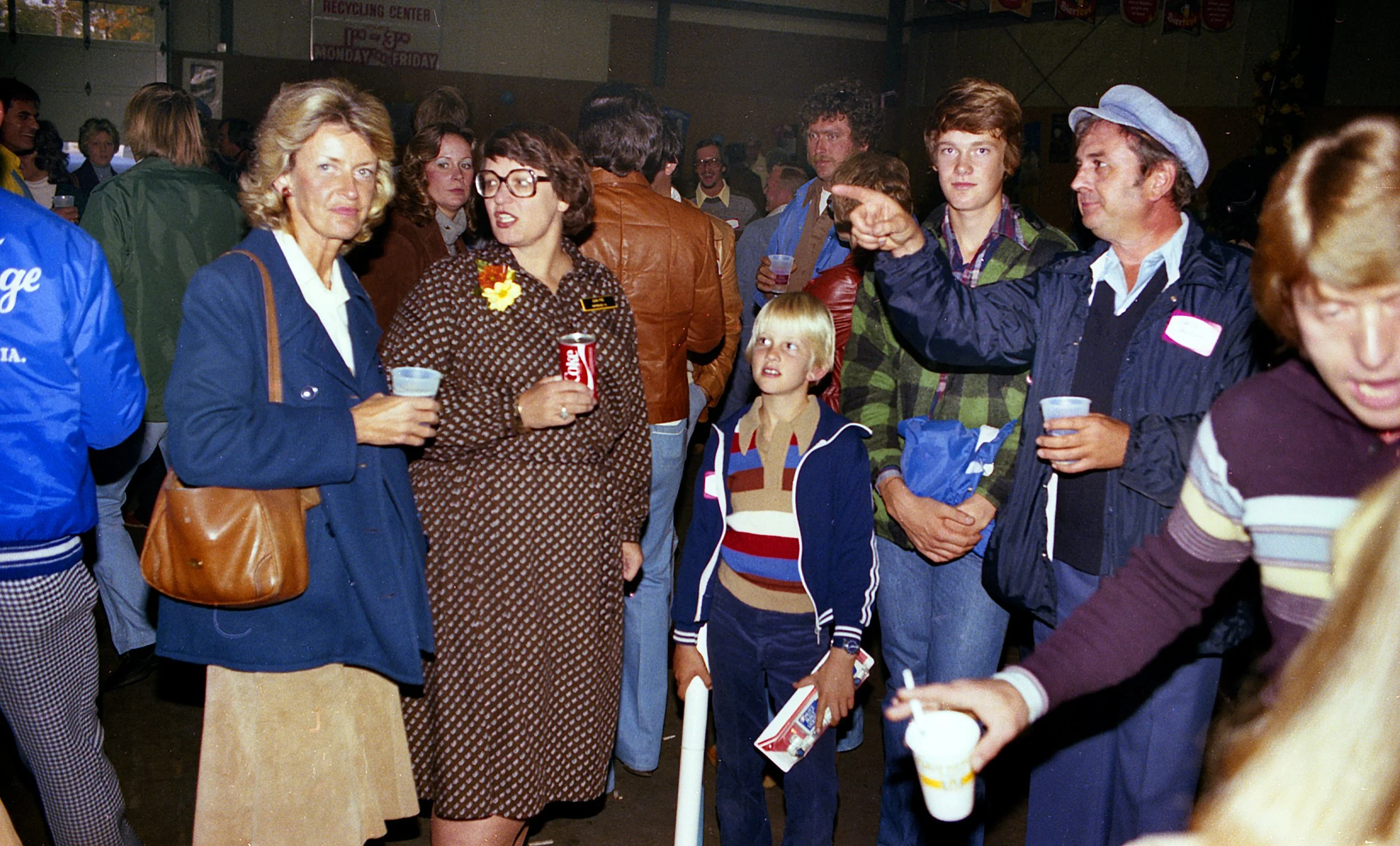 Joan with friends, Carolyn and Harlan Haurum