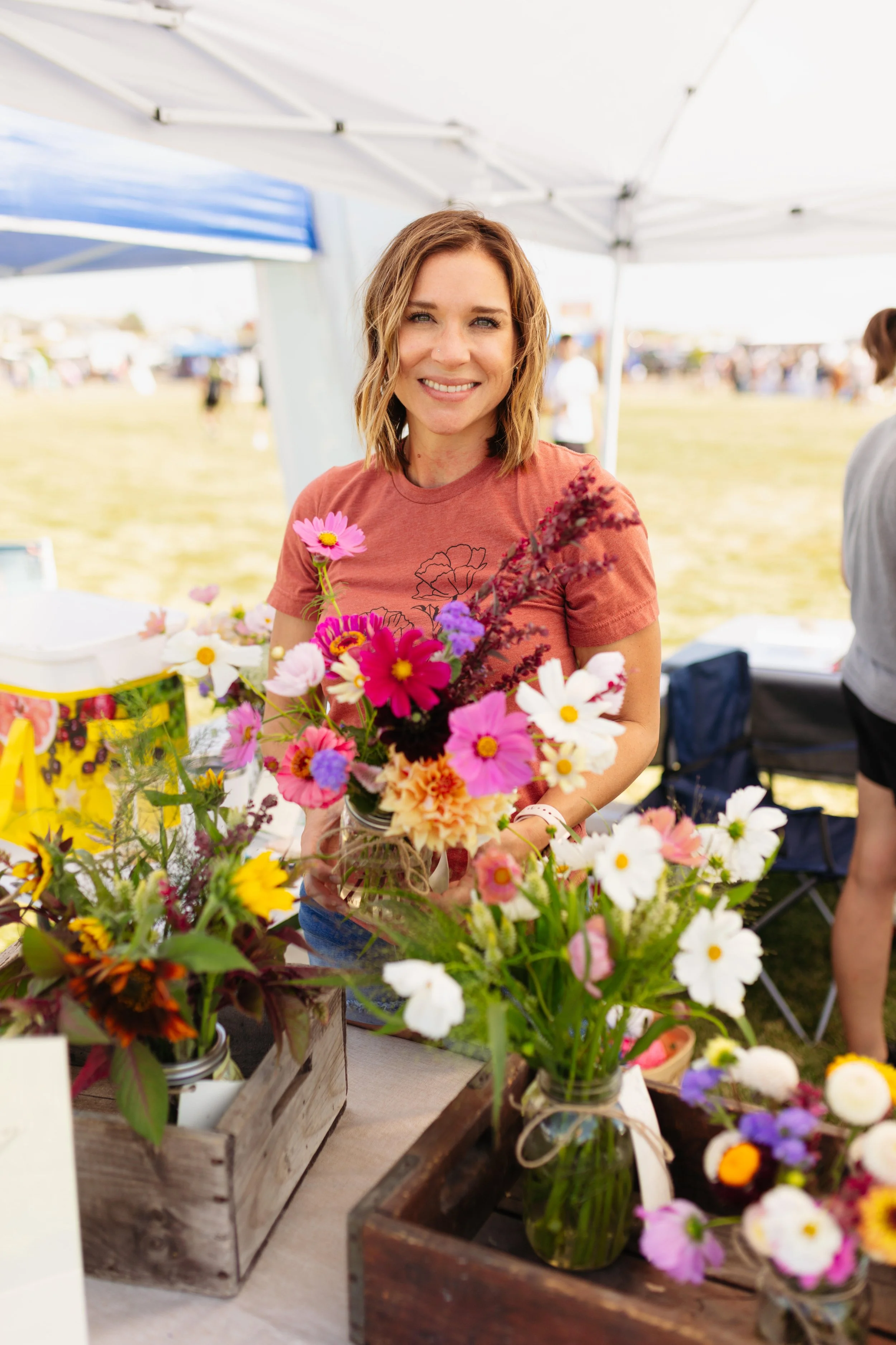 farmhouse flowers logo colorado janna