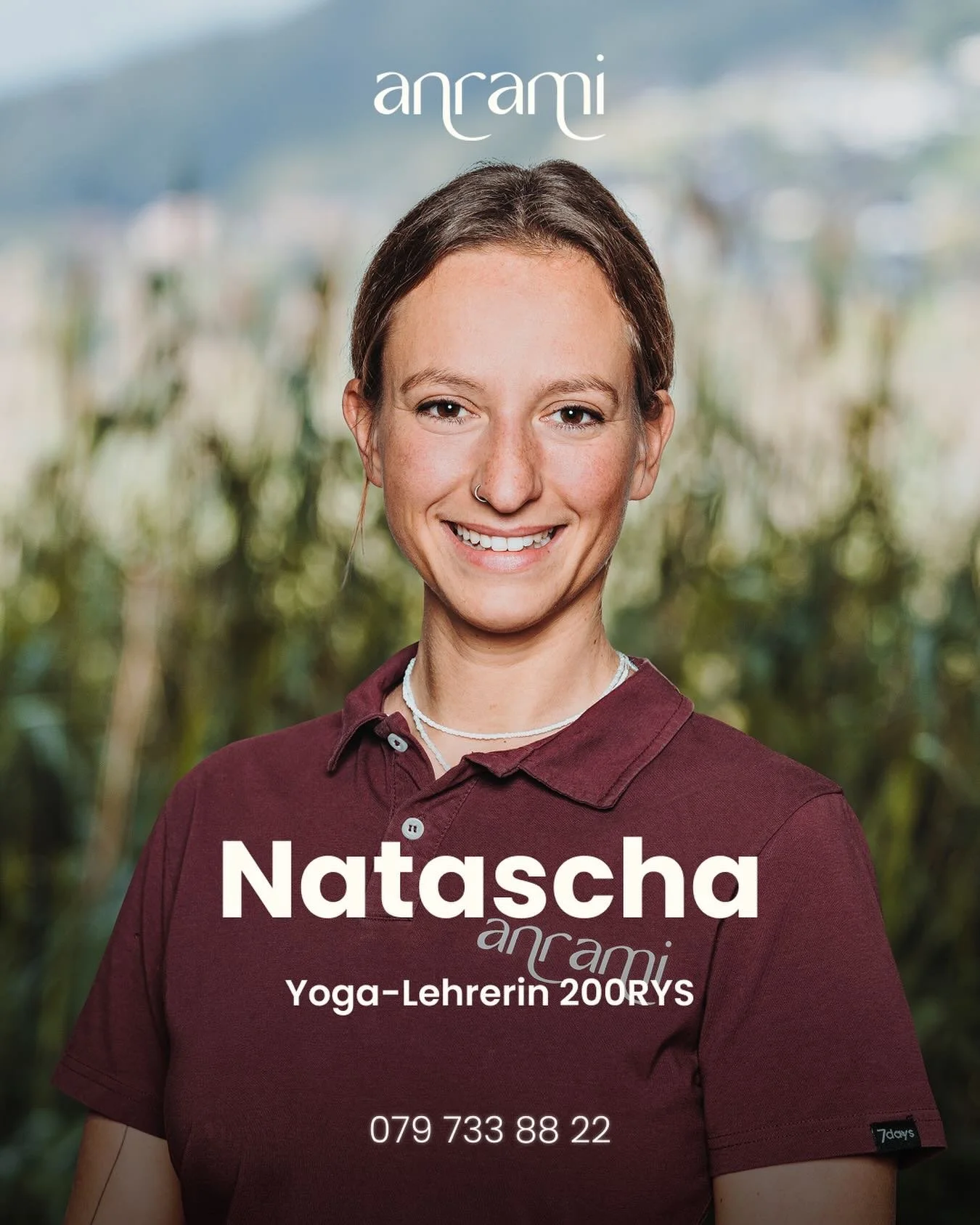 🎉WIR freuen uns sehr, dass wir weiter wachsen d&uuml;rfen🍀

NATASCHA wird uns ab FEBRUAR  im Studio anrami mit ihren SPIRIT und STRAHLEN als Yogalehrerin, 200 RYS, unterst&uuml;tzen🙏

YOGA und BREATHWORK bilden f&uuml;r Natascha einen wertvollen A