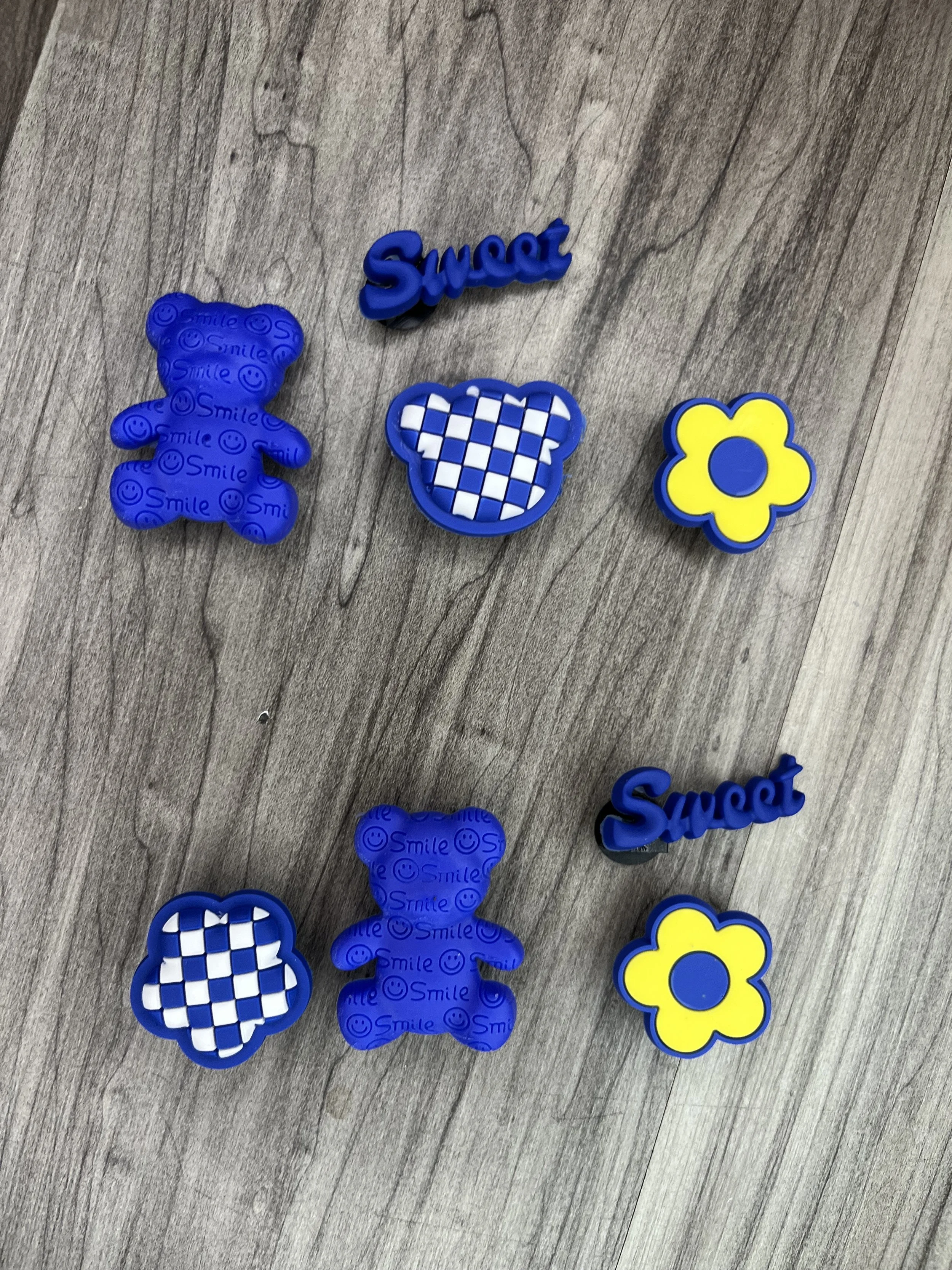 Feeling Blue Bear Croc Charms