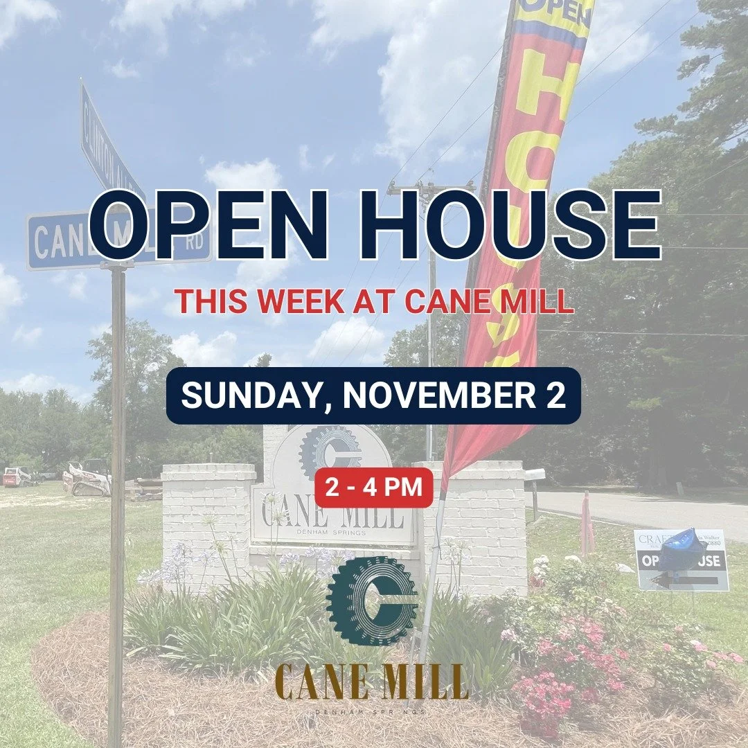 Make plans to step inside the move-in-ready Fairview II plan THIS SUNDAY (11/2) and see why the Cane Mill Crossing neighborhood has become a favorite for families in Denham Springs! 

With 5 bedrooms, 3 bathrooms, and plenty of space to grow, this ho