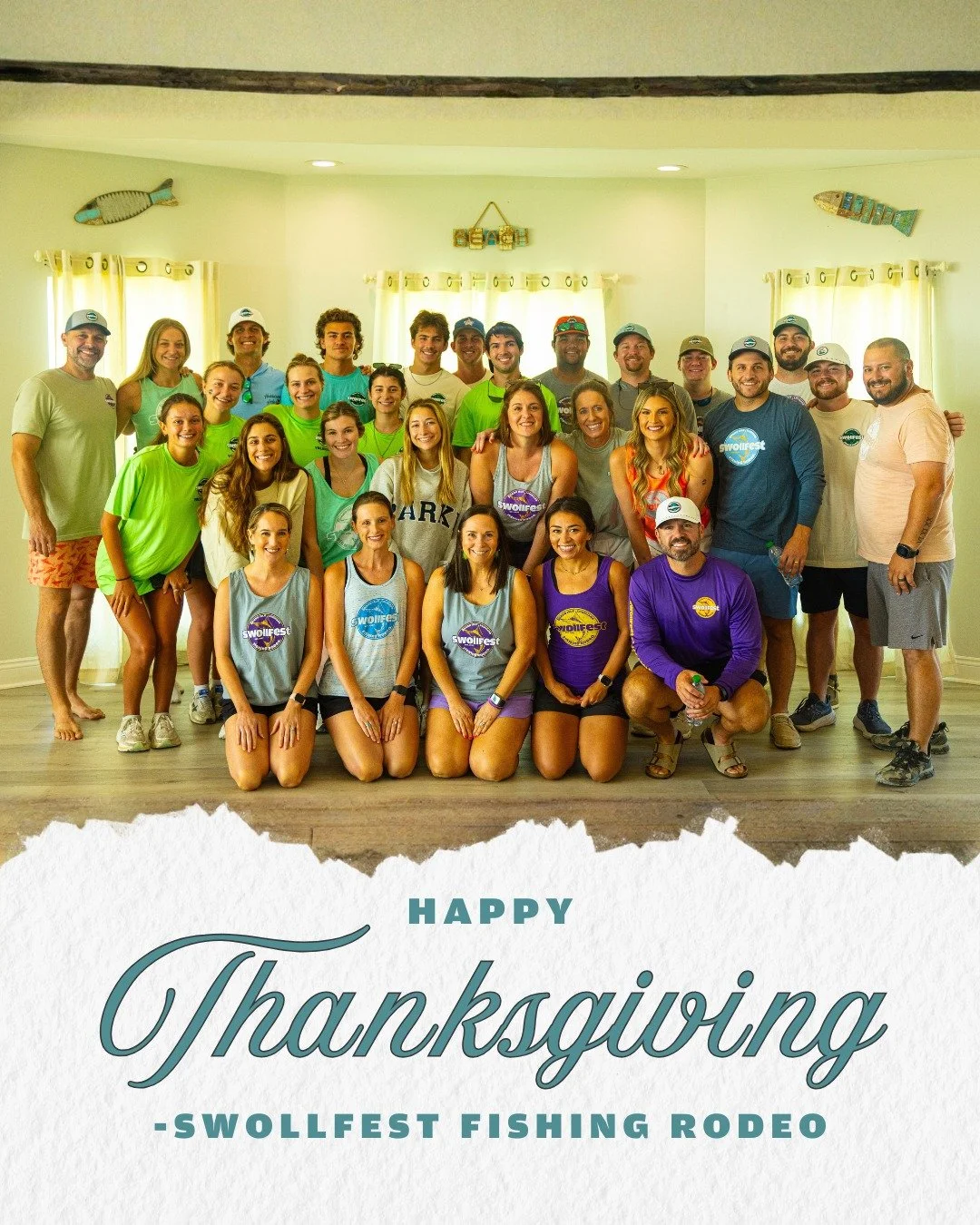 This Thanksgiving, we&rsquo;re grateful for it all&mdash;the anglers, families, sponsors, and volunteers who make Swollfest Fishing Rodeo&reg; what it is year after year! 🦃💙

Because when you do what you love, with the people who feel like family&h