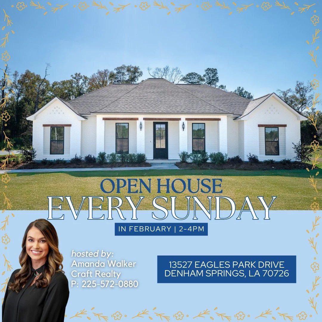 Dreaming of a little more breathing room? Eagles Park Estates offers the perfect blend of 1-acre estate lots and thoughtfully designed floor plans built for real life. Come feel the difference that extra space makes this Sunday!

Join Amanda Walker a