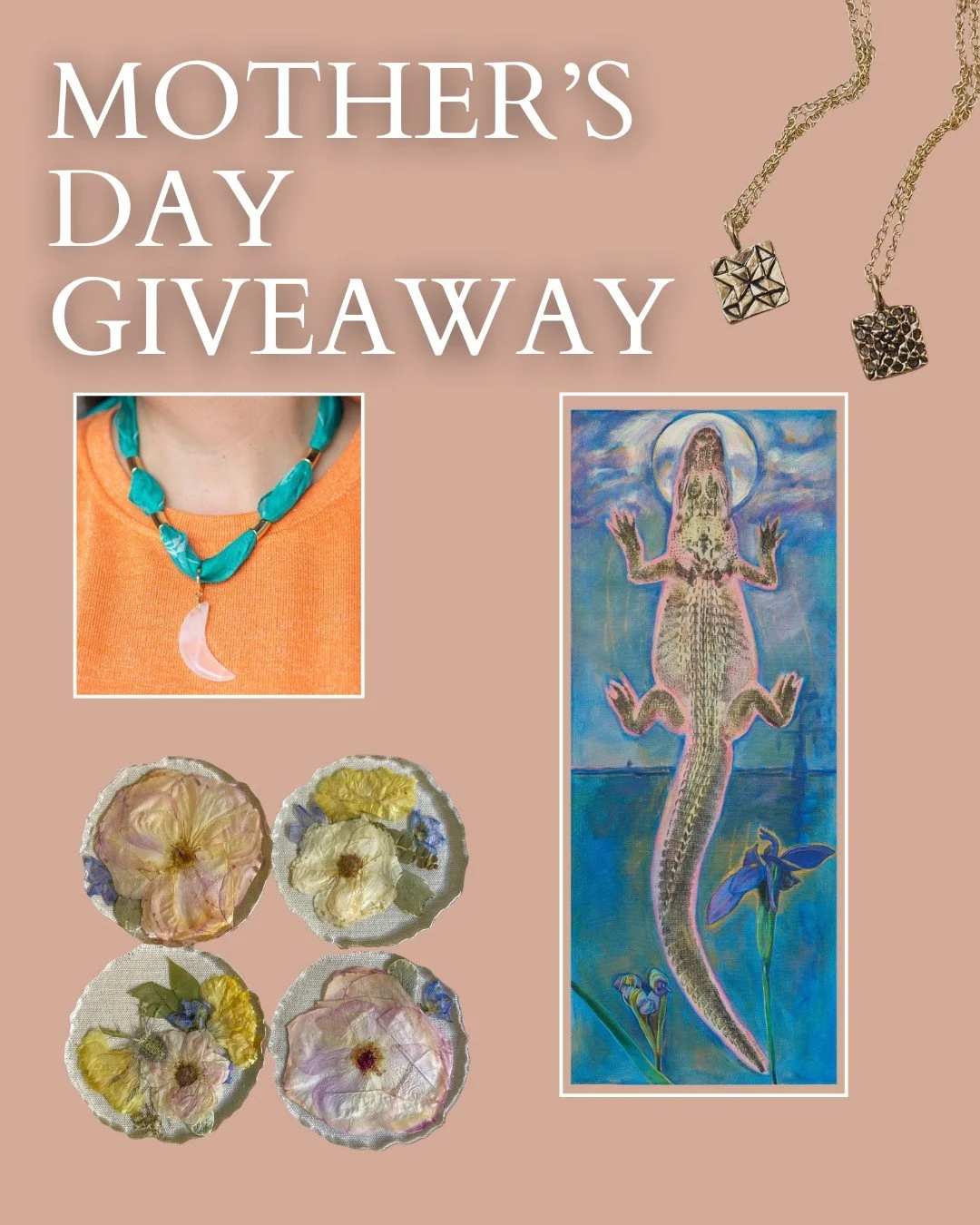 GIVEAWAY! Mother&rsquo;s Day is right around the corner, and we&rsquo;ve gathered a few of our favorite local makers to create a sweet little bundle filled with beautiful, handcrafted pieces made with love - perfect for celebrating the women who hold