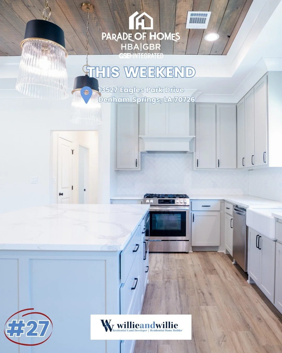 This Spring, new opportunities are unfolding at Eagles Park Estates in Denham Springs and THIS WEEKEND is the perfect time to come out and see. The 2026 Parade of Homes enters its final weekend and we are proud to be STOP #27. 

April 25&ndash;26
Tim