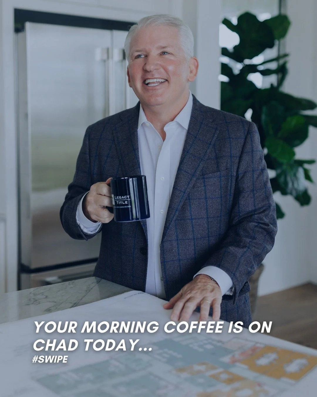 If you know @chadfreynolds, you know that a coffee is essentially a permanent fixture in his hand! Well, today is his birthday, and in true Chad fashion, he wanted to share his favorite morning ritual with YOU! 

We&rsquo;ve loaded up a digital gift 