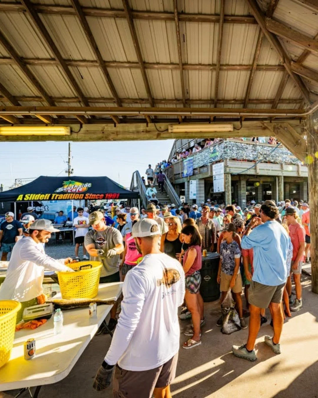 THIS could be your view in just a few days! 🎣 

A crowd around the scales...
Big fish coming in...
Friends, family, and one heck of a weekend in Grand Isle!

If you haven&rsquo;t registered yet, consider this your sign to quit waiting and make it of