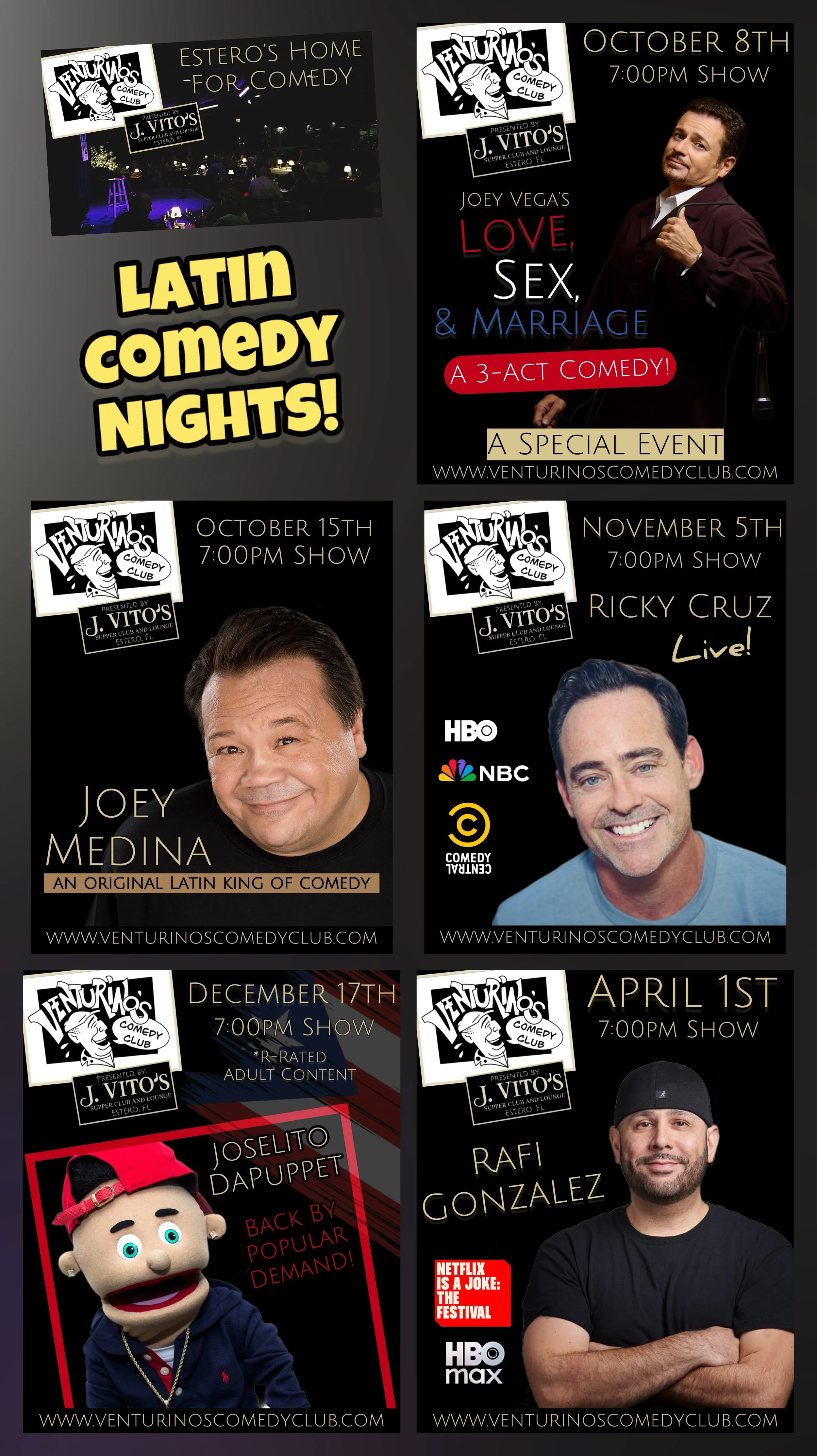 LATIN COMEDY NIGHTS!
