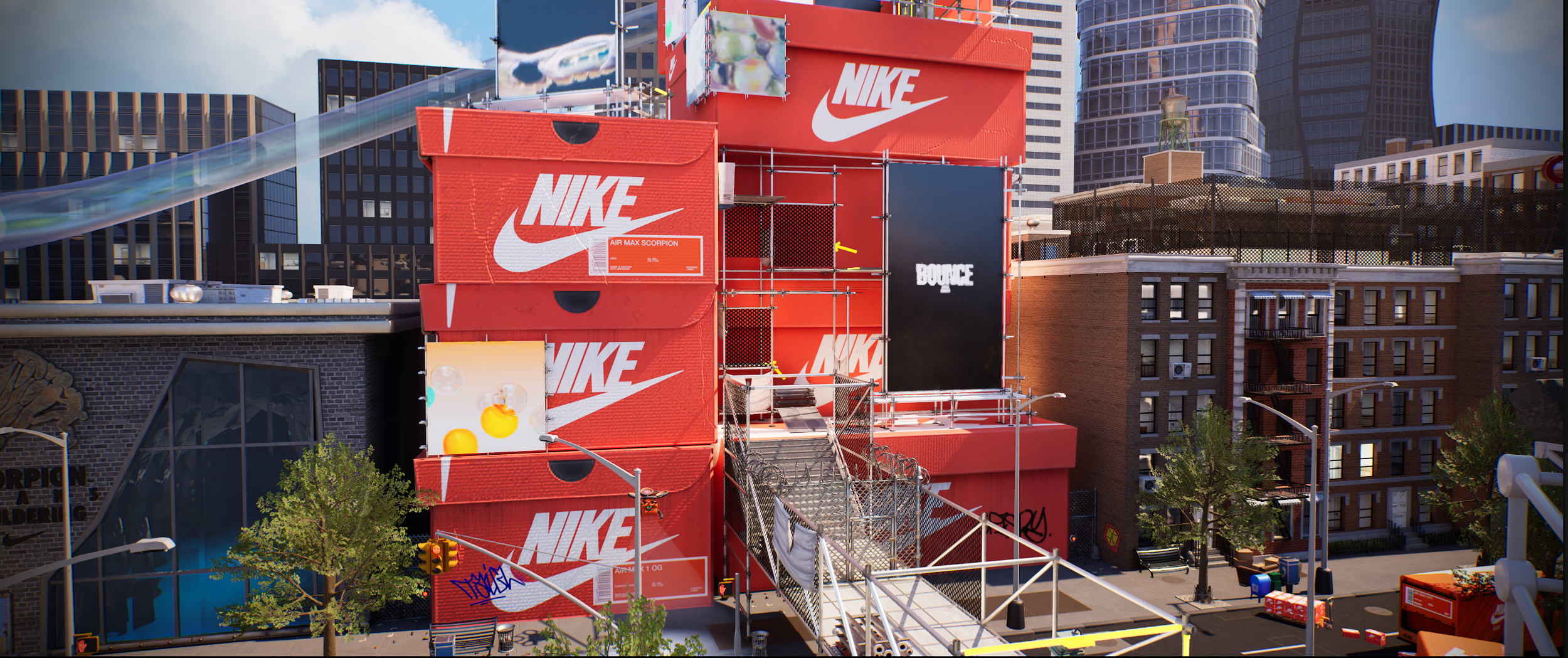 Shoe Box Tower Exterior