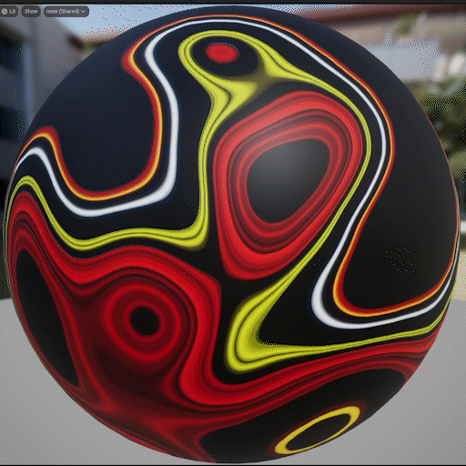 View Based Noise Warping Shader