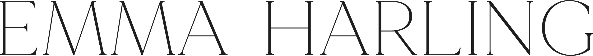Text reading "Emma Harling" in a minimalist font.