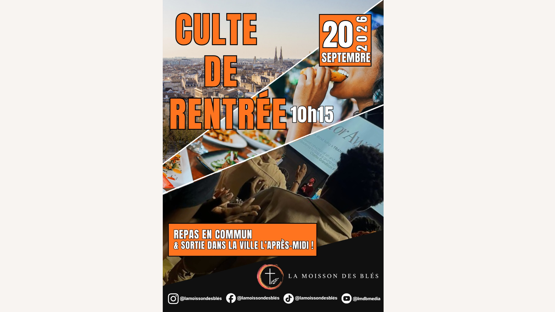 CULTE DE RENTRÉE