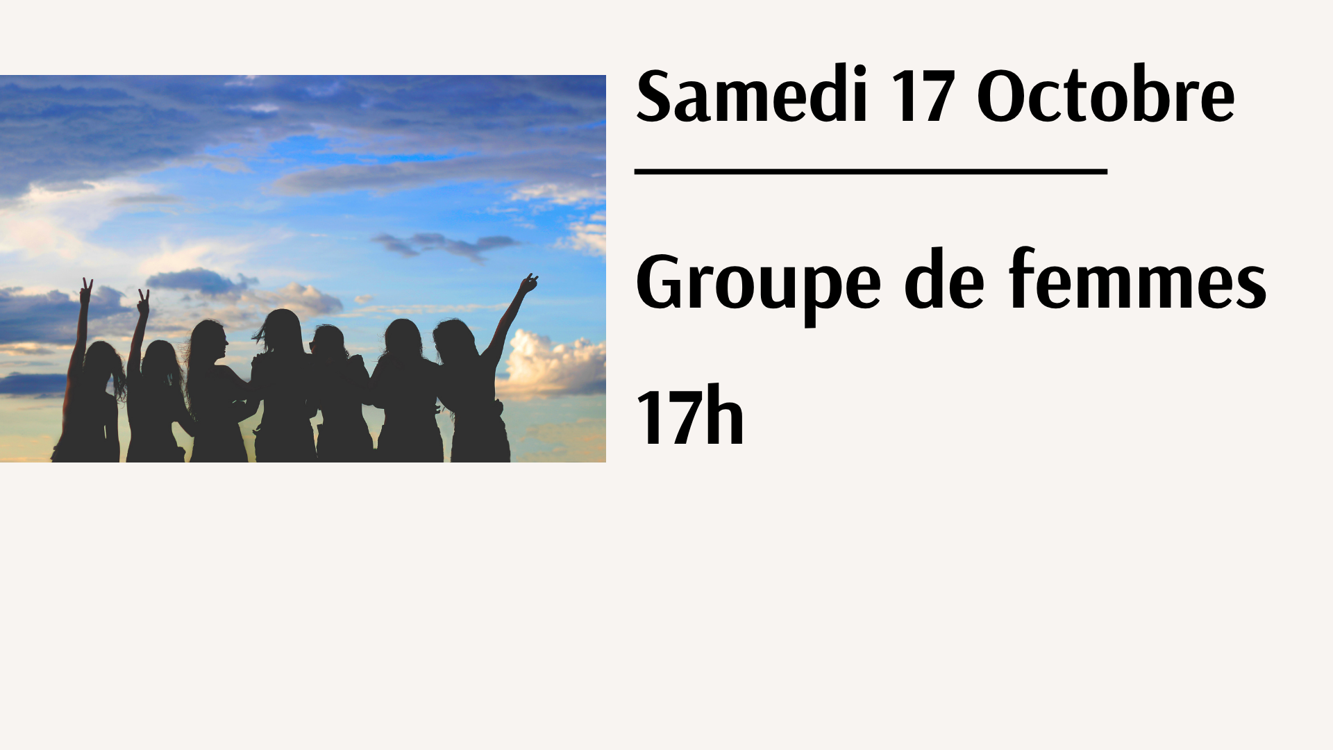 Réunion de femme