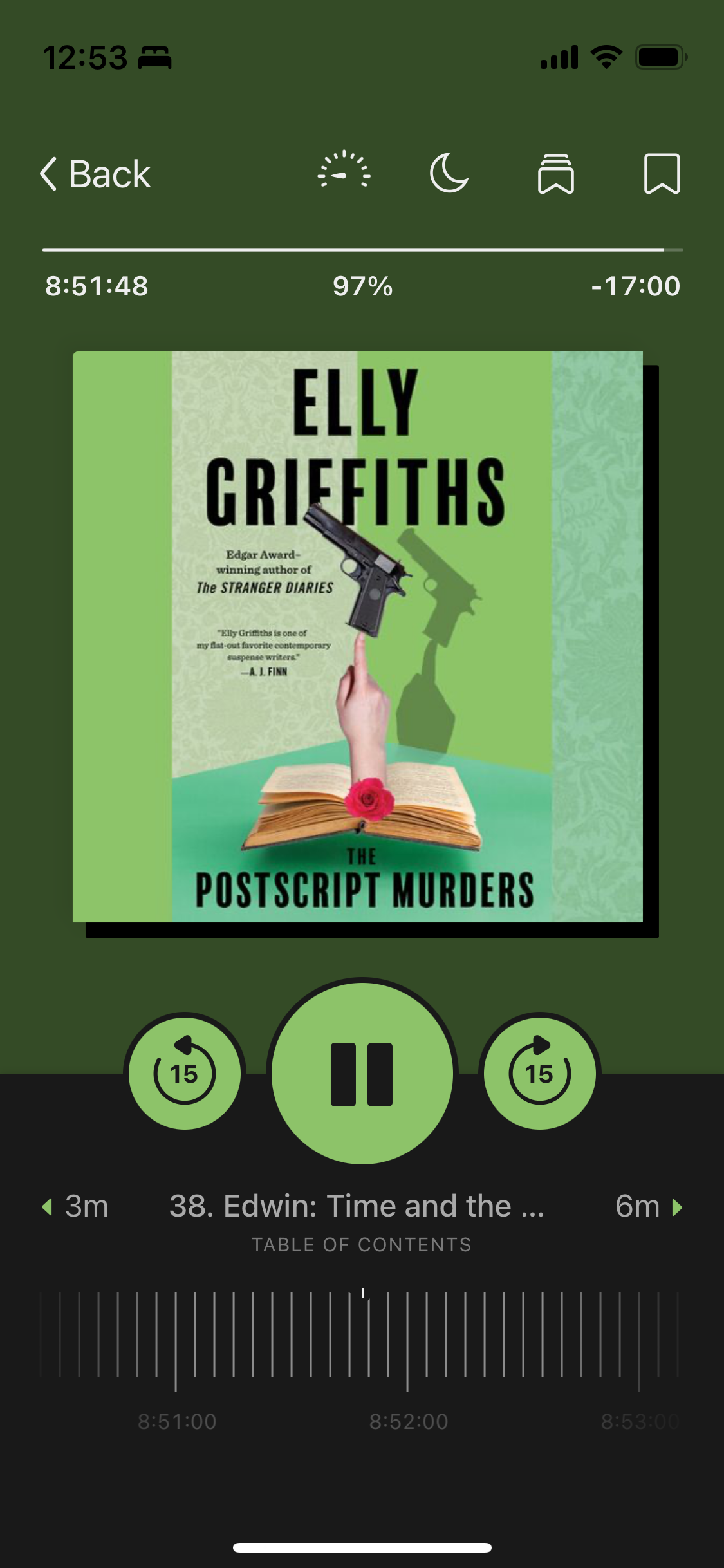 11/6/25. A fun listen and I really like the detective in this book. Not crazy about the other cast of characters but I enjoyed it overall. 