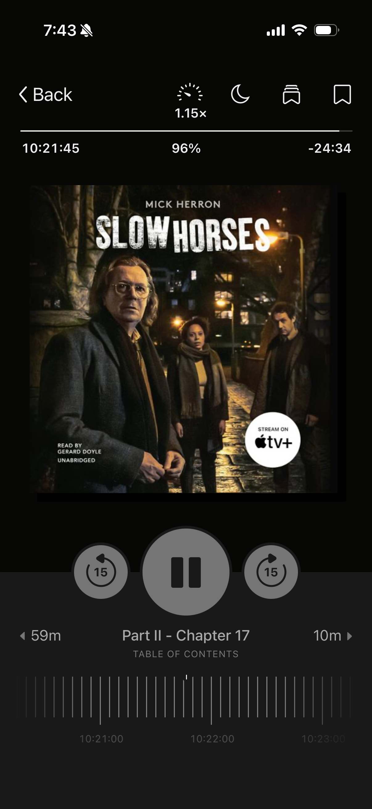 2/2/26. Lots of fun and the show is very true to the book. Jackson Lamb is a legend. 