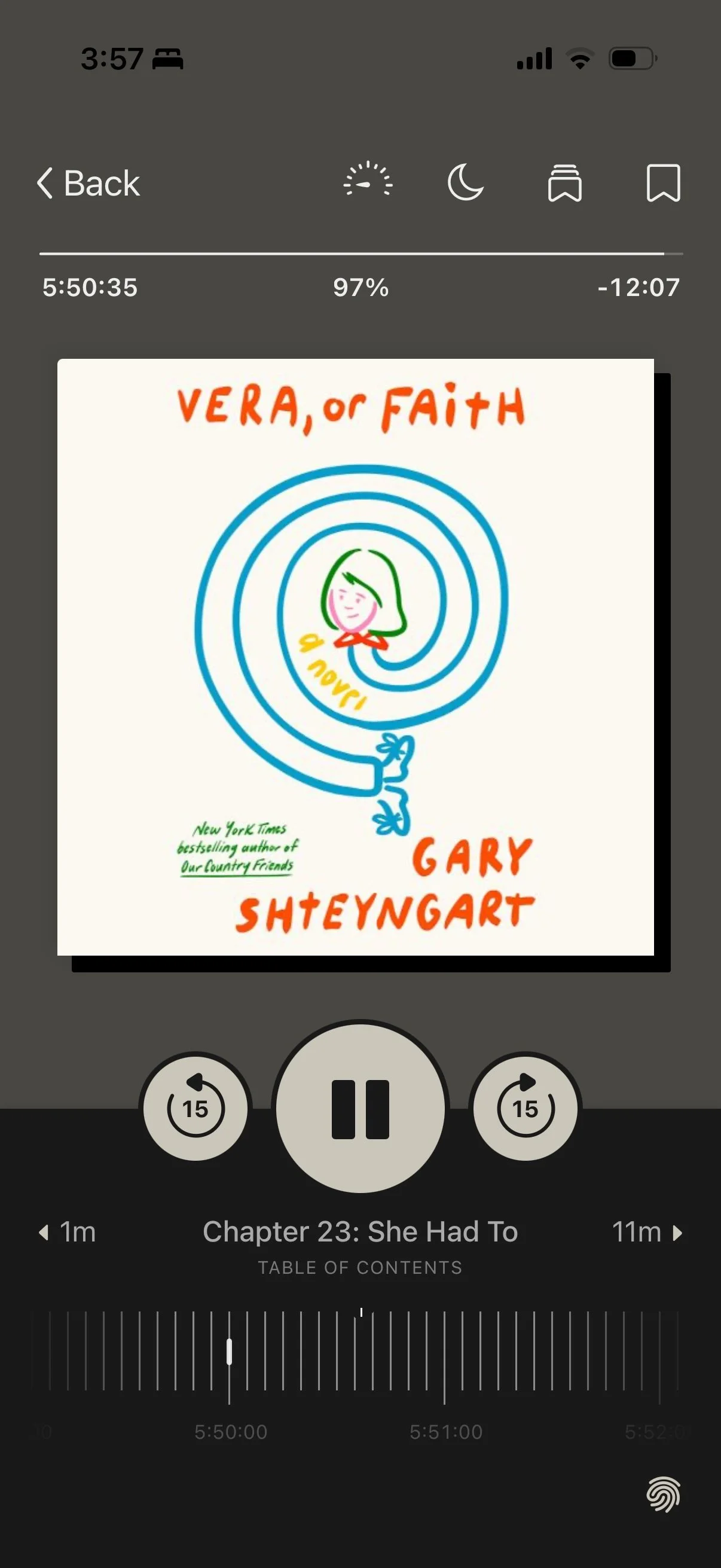 1/5/26. I loved this, through and through. Mostly a great picture of a sweet, incredibly smart, and lonely young girl, with a side of (very realistic) dystopia. 