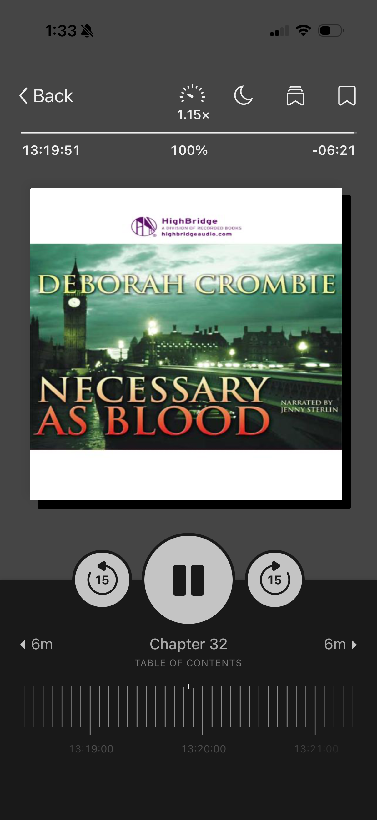 5/26/26. I see why this was my mom's favorite of the series. There are some sad parts but mostly it all comes together in a way that's not too out there or surprising, but still a good read (listen).