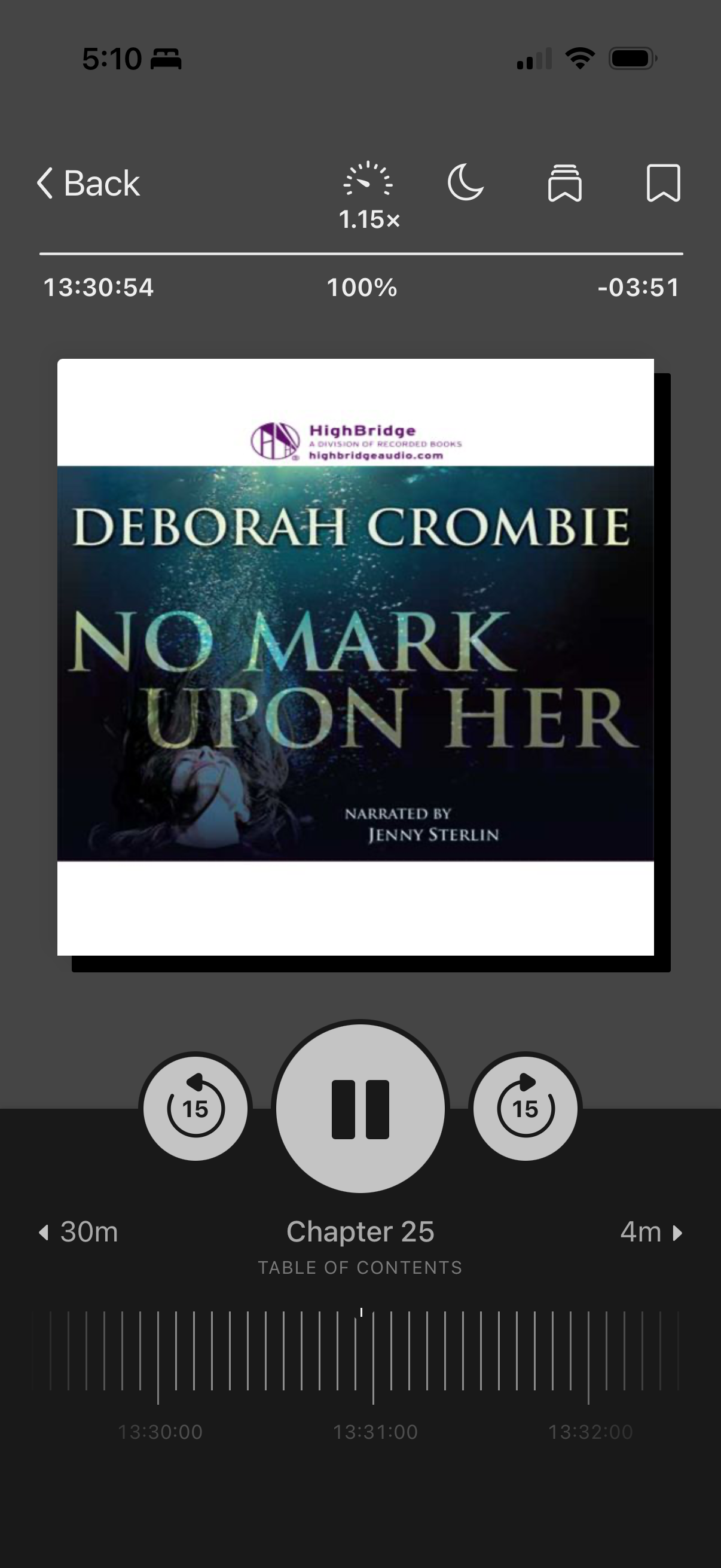 7/20/26. These books have really grown on me! I liked this one a lot, and feel so invested in Duncan and Gemma. 