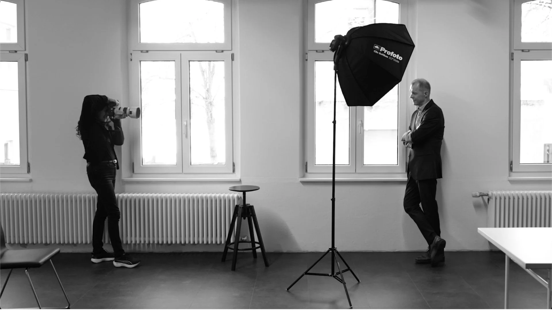 Professional personal branding photography session for consultants
