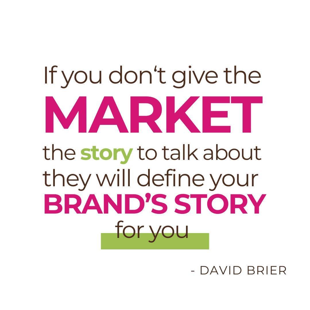 📢 Take Charge of Your Brand's Story!
 
In the busy marketplace, where there are so many others doing the &quot;same thing&quot; you do, your story is what makes you stand out. Are you the author of your narrative or letting others write it down for 