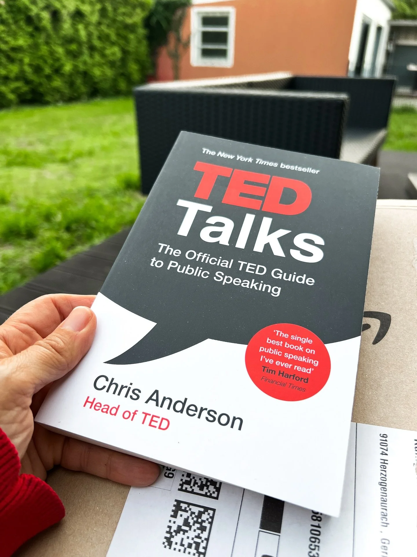 Do&rsquo;s and Don&rsquo;ts of a TED Talk&hellip;

The book we received as a present tells a story (as a don&rsquo;t do this example) of someone who came to give a TED Talk and totally improvised it.  Since then they are more thorough about making su