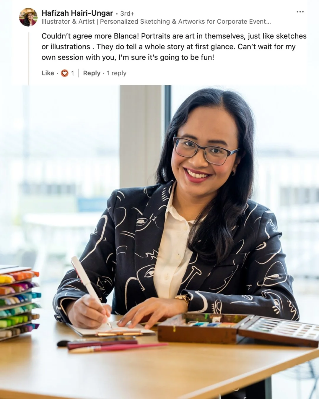 And this is one of the images from her session.

Thank you Fizah, for trusting me once again with helping you build your Personal Brand.

Curios on how you Personal Brand shoot can look like?

Check this out:
https://www.blancamelendez.com/photo#pers