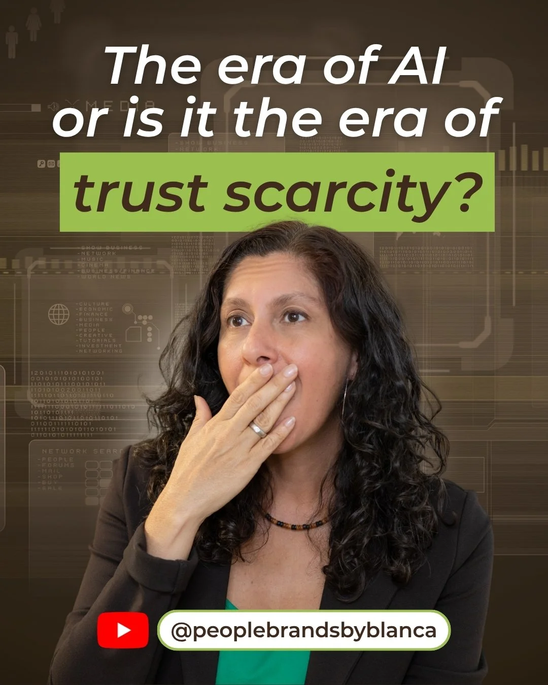 The ERA of AI, or is it the ERA of Trust Scarcity?

Never before have I been to skeptical of everything I see online

But there are some people I trust and I follow
Those with an established reputation
And who are relevant to me
Because it is relevan