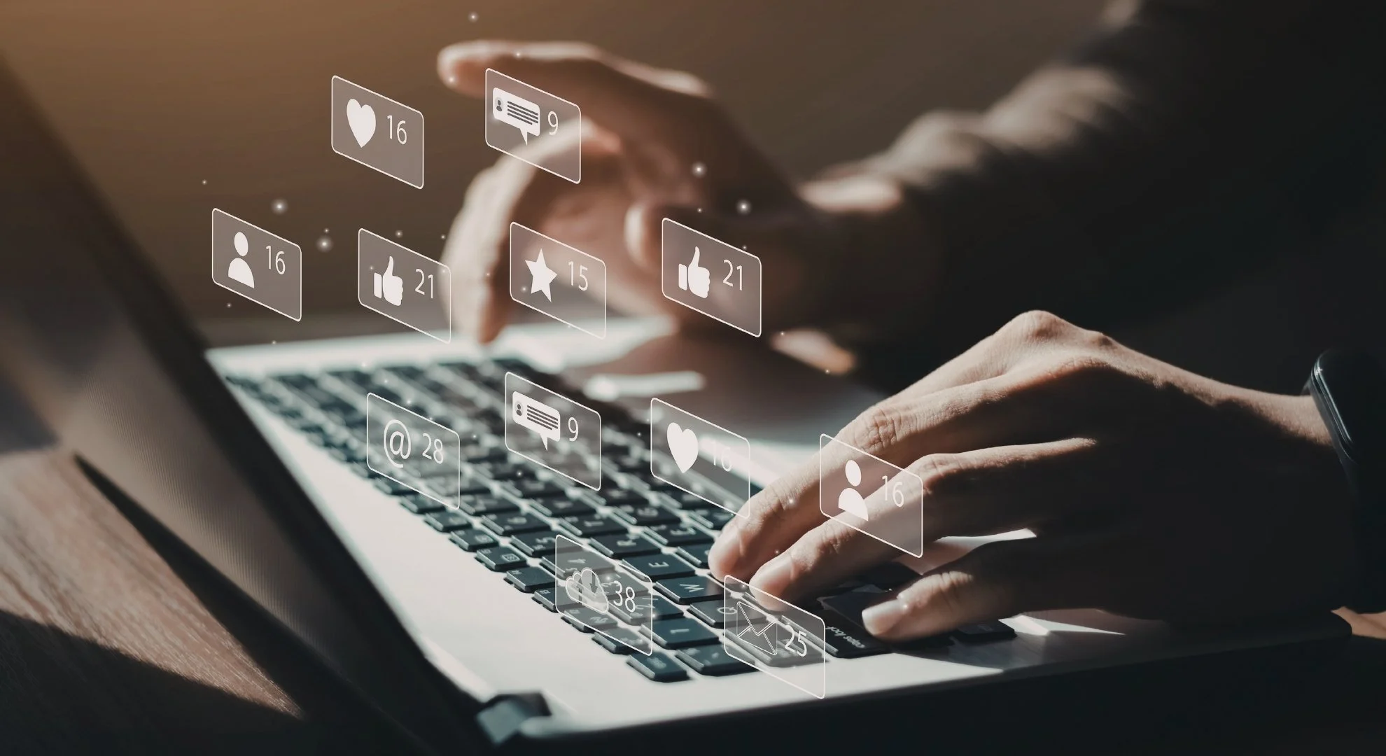 Expert posting on social media with no response from clients