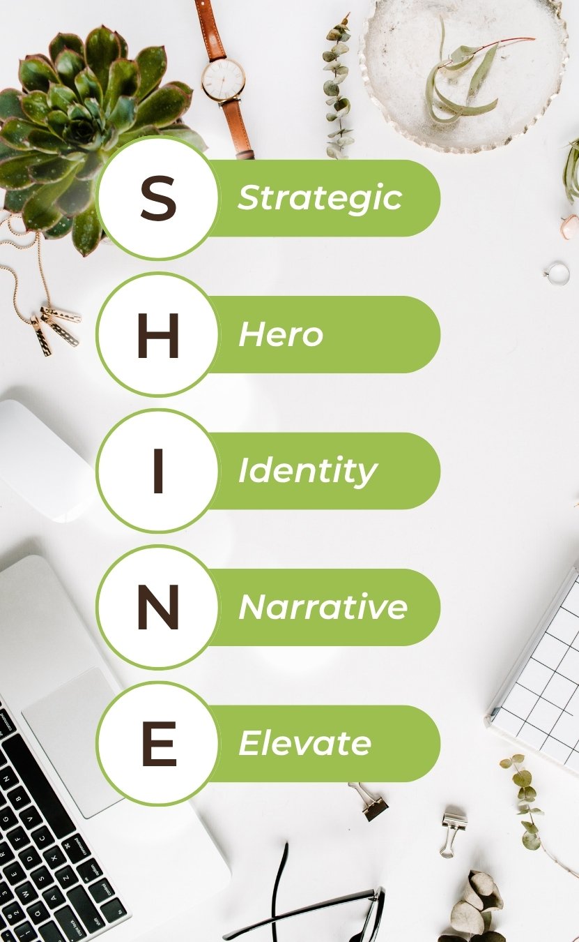SHINE framework by peoplebrands